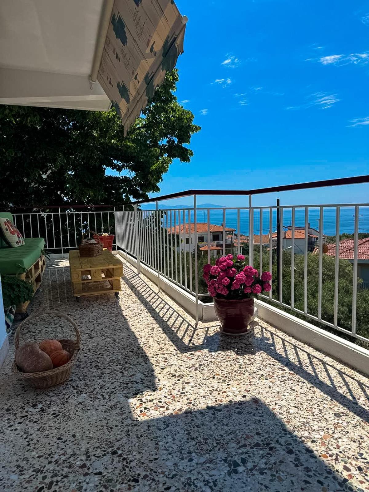 Mimoza'S Sea View Apartment PalaiónTsiflíkion エクステリア 写真