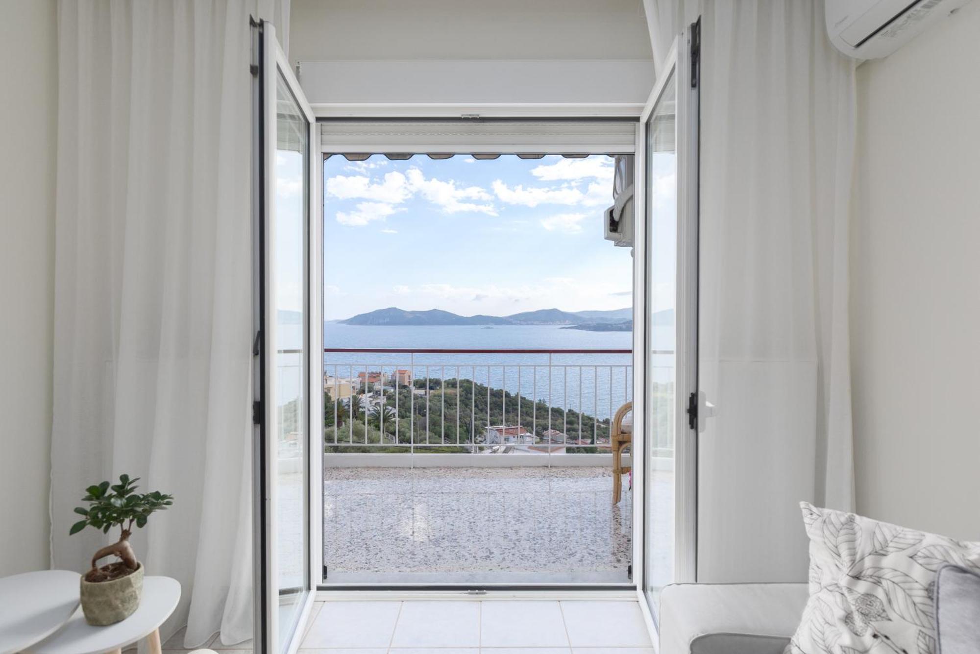 Mimoza'S Sea View Apartment PalaiónTsiflíkion エクステリア 写真