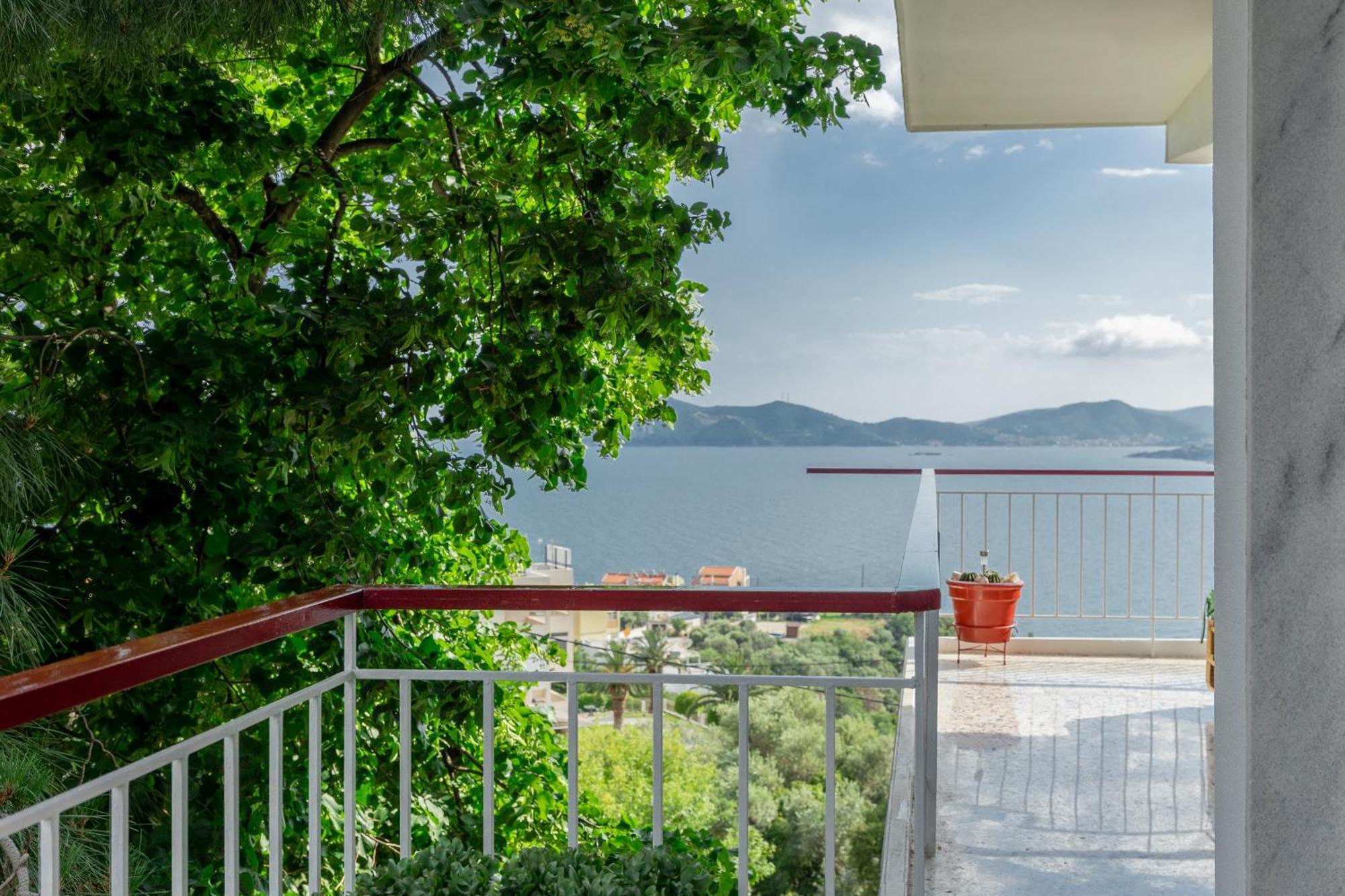 Mimoza'S Sea View Apartment PalaiónTsiflíkion エクステリア 写真